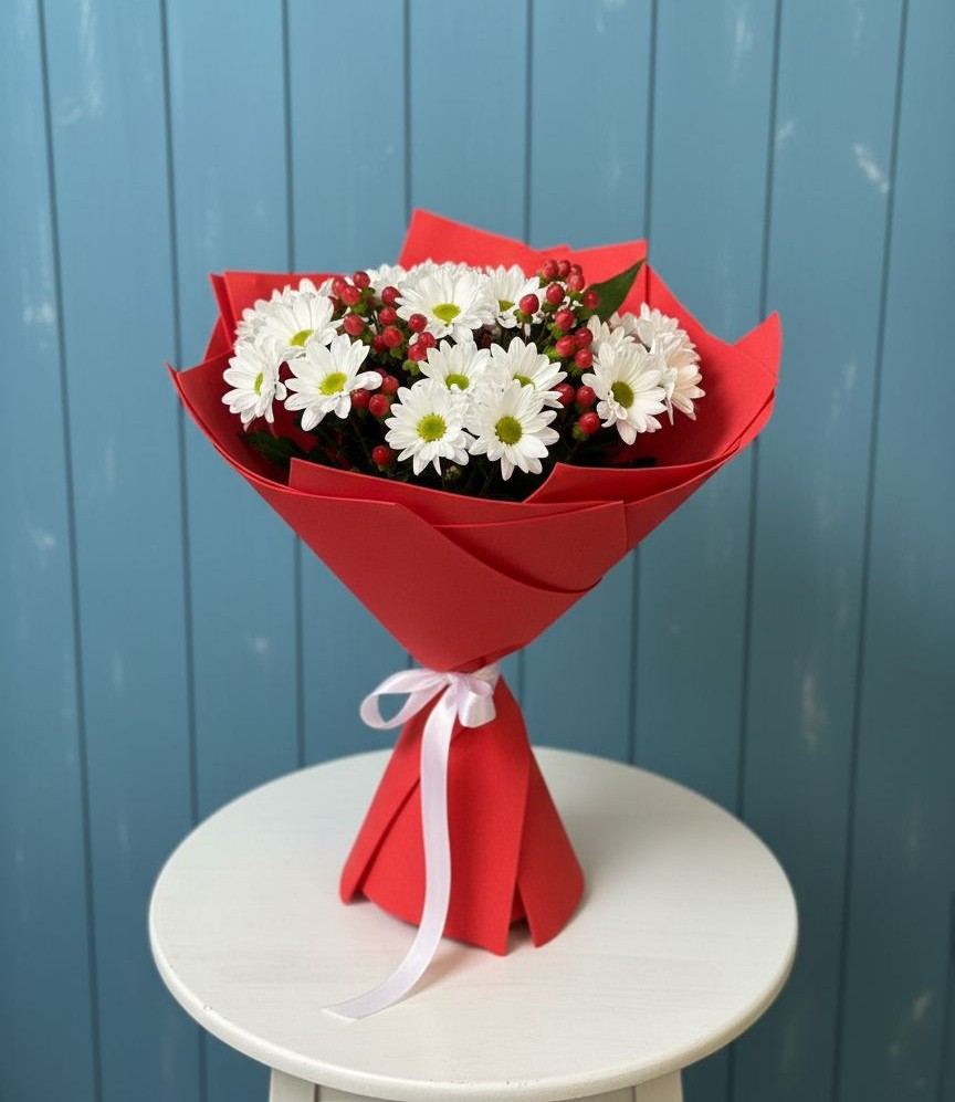 Букет цветов из: Хризантемы в Правокумском