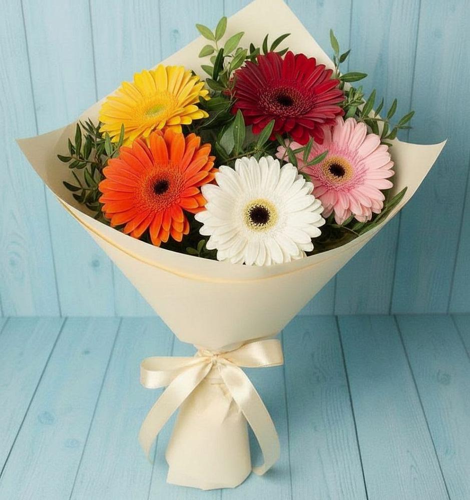 Букет цветов из: Герберы в Правокумском