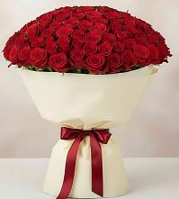 Букет 101 Красная роза Милано в Правокумском