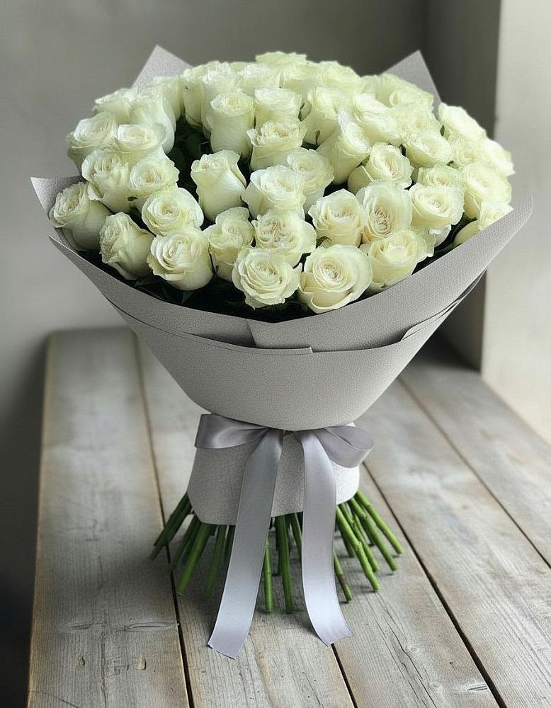 Букет 35 Белых роз в Правокумском