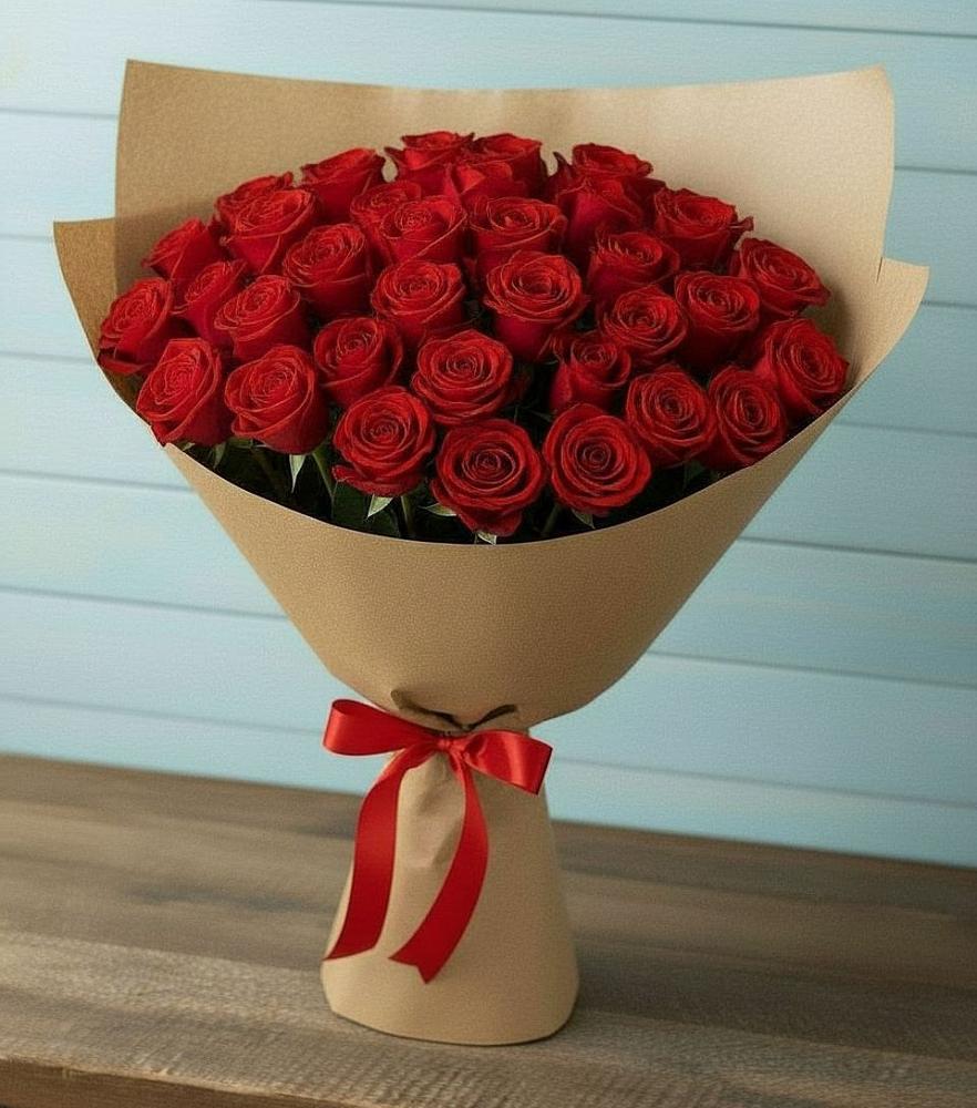 Букет Красные розы Милано в Правокумском