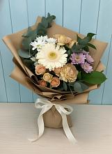 Букет цветов из:  Герберы и Хризантемы в Правокумском