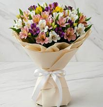 Букет цветов из:  Альстромерии #REPLACE_PRED# Правокумском