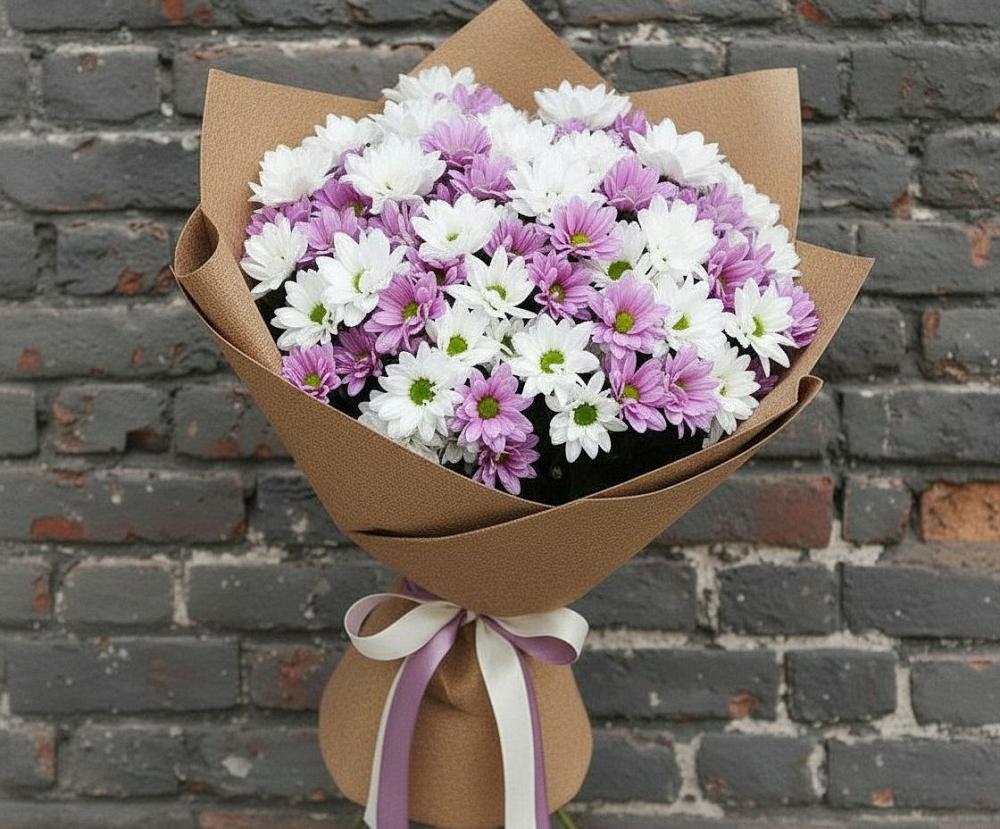 Букет цветов из: Хризантемы в Правокумском