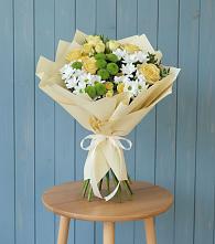 Букет цветов из:  Хризантемы и Розы в Правокумском