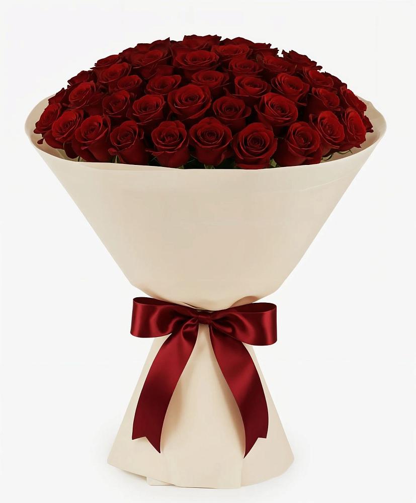 Букет 101 Бордовая роза Блэк Бакарра в Правокумском