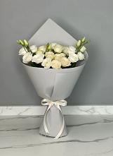 Букет цветов из:  Розы и Лизиантусы в Правокумском